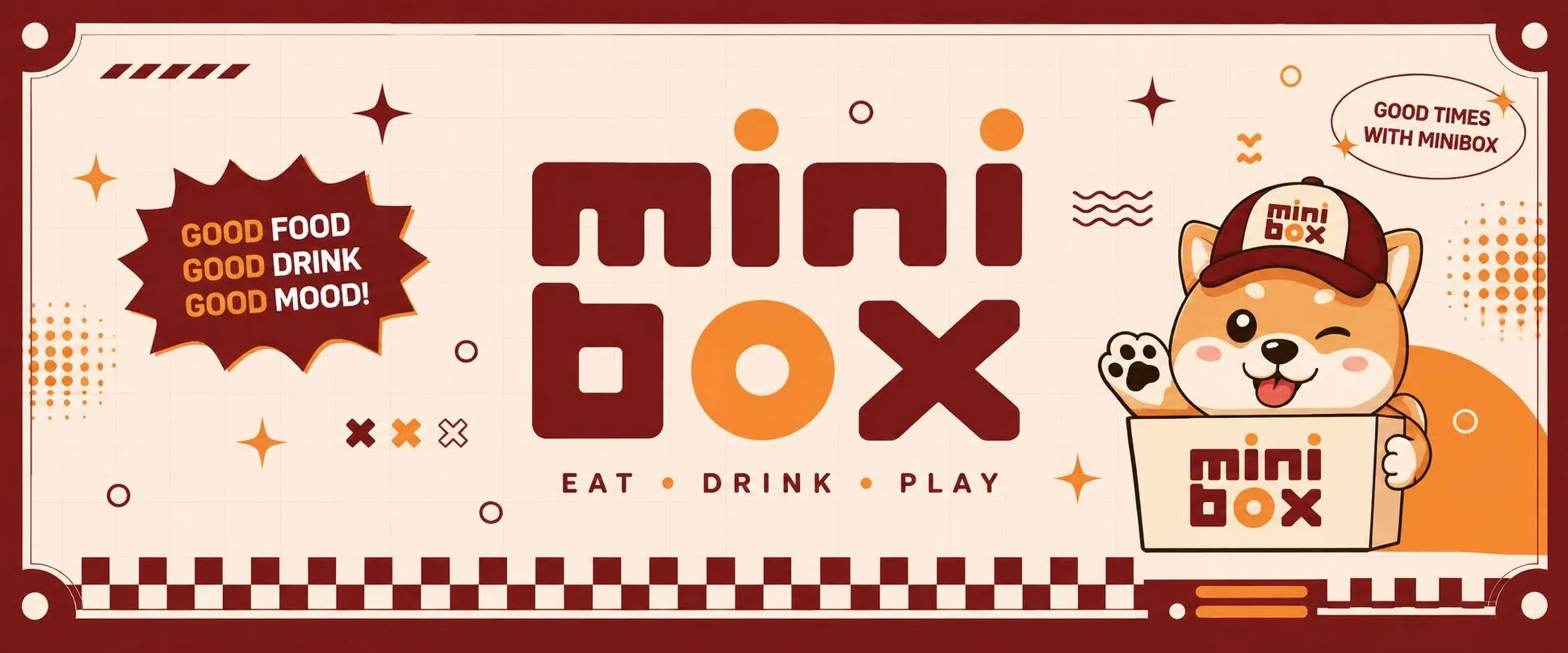 Mini Box — Eat, Drink, Play. Good food, good drink, good mood!