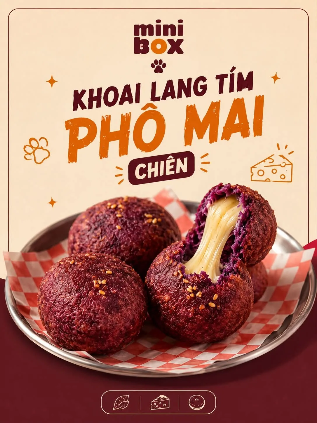 Khoai lang tím tại Mini Box